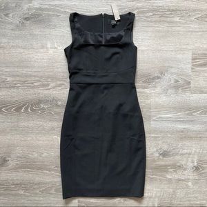 *NWT J Crew Black Sleeveless Sheath Dress Size 00